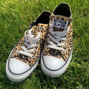 Cheetah print converse